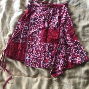 Anthropologie Stitched Skirt